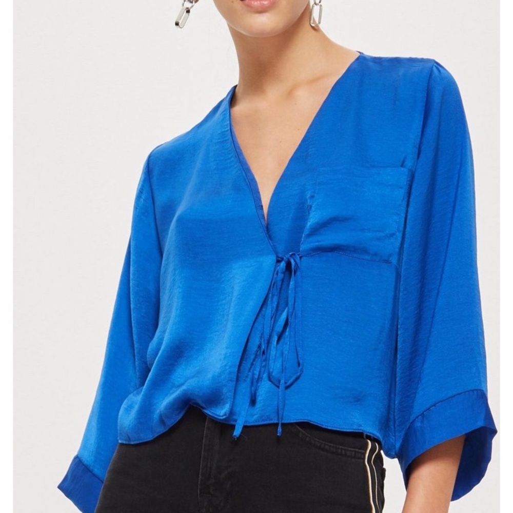 Top shop wrap top